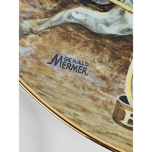 Ben Hur American Classics Gerald Mermer Year 1983 Porcelain 9 1/4" Decor Plate - Picture 8 of 11